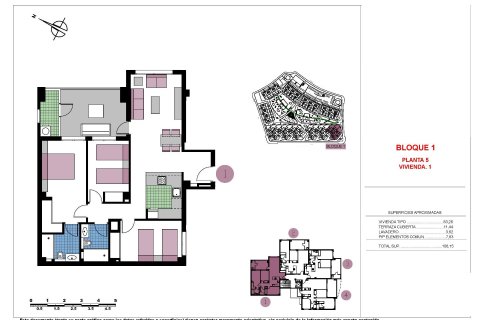 Apartment for sale Mil Palmeras, Alicante, Spain 3 bedrooms, 106 sq.m. No. 120119 - photo 7