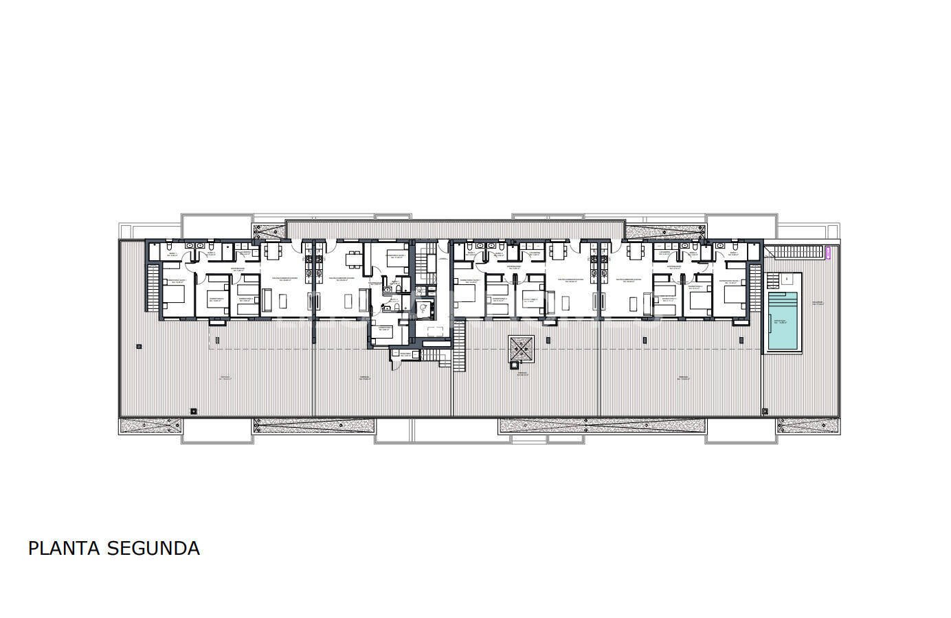 Penthouse à Benijofar, Alicante, Espagne 2 chambres, 75 m2 No. 121145