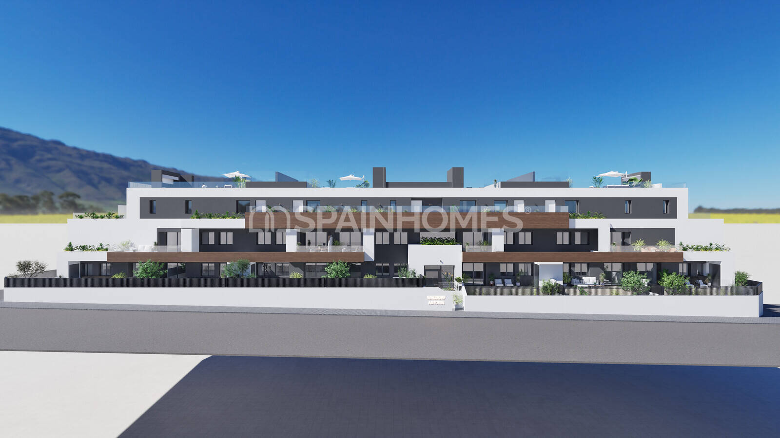 Penthouse à Benijofar, Alicante, Espagne 2 chambres, 75 m2 No. 121145