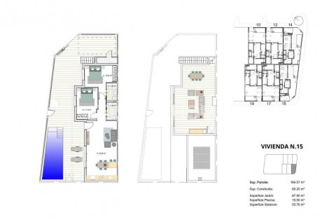 Продажа виллы в Торре-Пачеко, Мурсия, Испания 2 спальни, 80м2 №120647 - фото 13