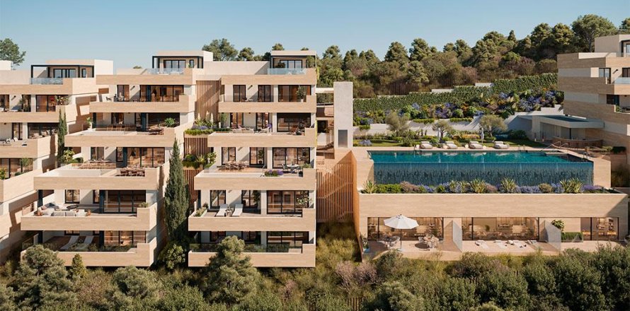 Lägenhet Marbella, Malaga, Spanien 2 sovrum, 143 kvm. Nr. 129810