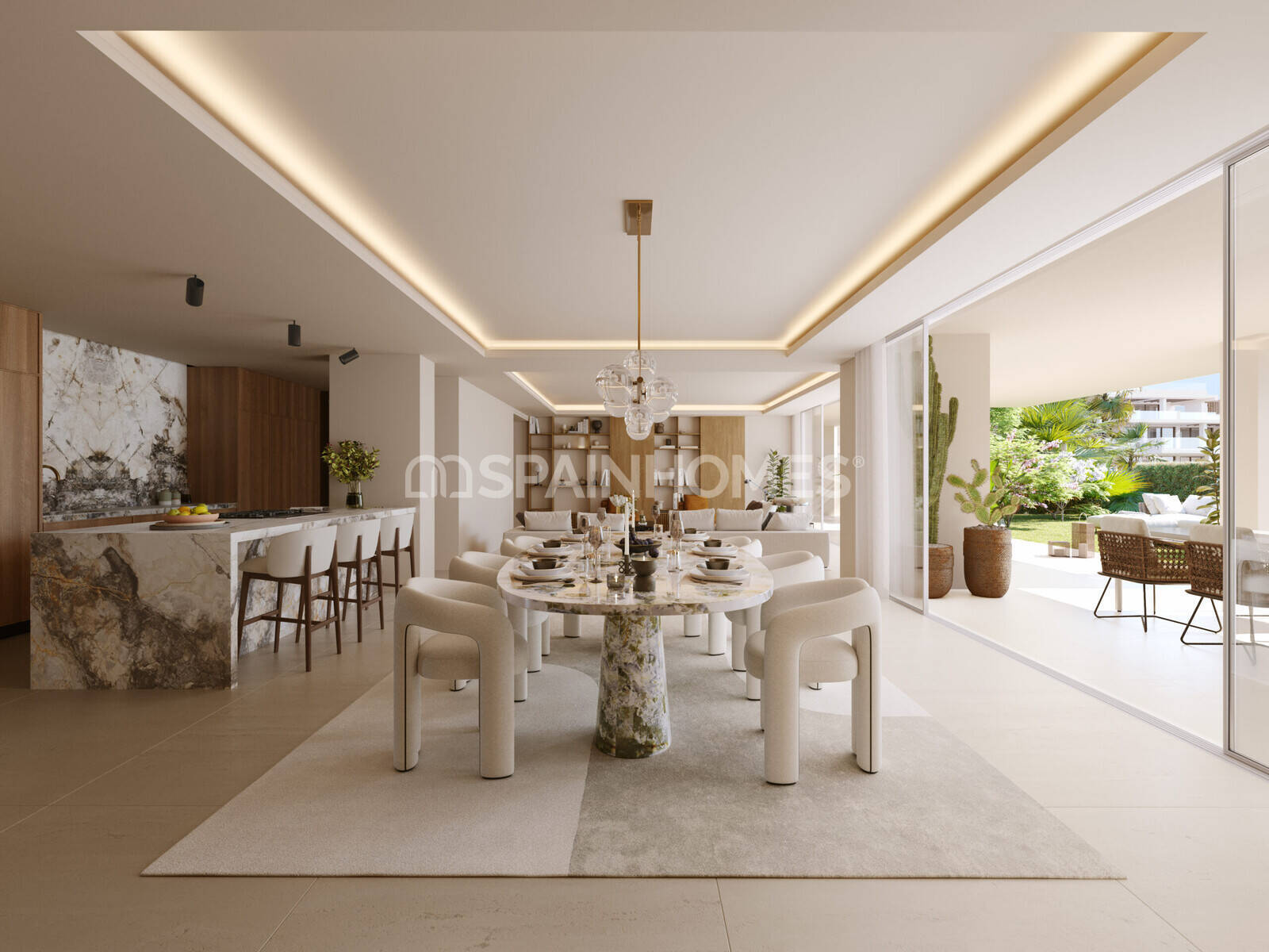 Kattohuoneisto Marbella, Malaga, Espanja 4 makuuhuonetta, 300 m2 No. 121324
