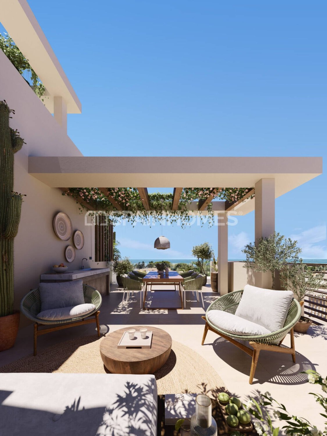 Kattohuoneisto Marbella, Malaga, Espanja 4 makuuhuonetta, 300 m2 No. 121324