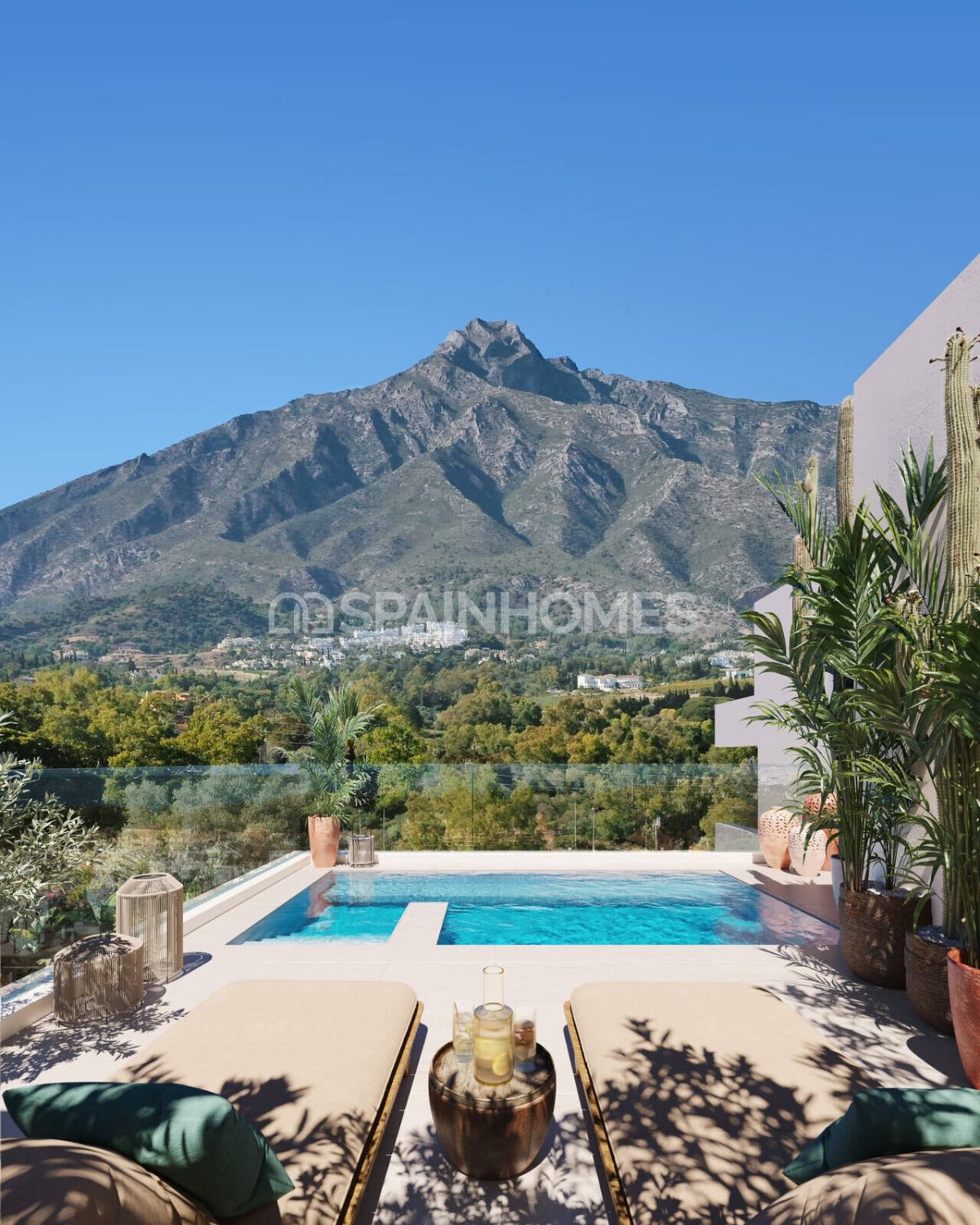 Kattohuoneisto Marbella, Malaga, Espanja 4 makuuhuonetta, 300 m2 No. 121324