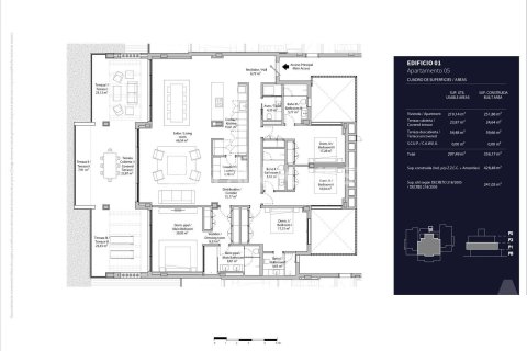 Kattohuoneisto myytävänä Marbella, Malaga, Espanja, 4 makuuhuonetta, 300 m2 No. 121324 - kuva 25
