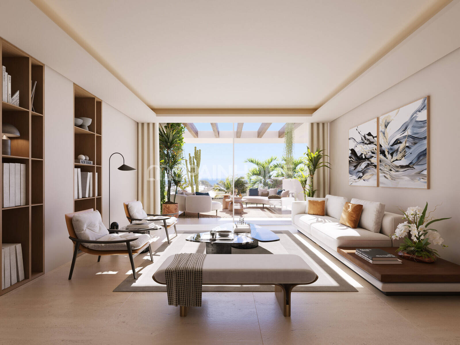 Kattohuoneisto Marbella, Malaga, Espanja 4 makuuhuonetta, 300 m2 No. 121324