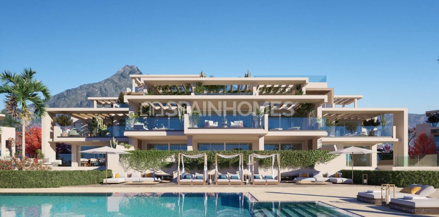 Kattohuoneisto Marbella, Malaga, Espanja 4 makuuhuonetta, 300 m2 No. 121324