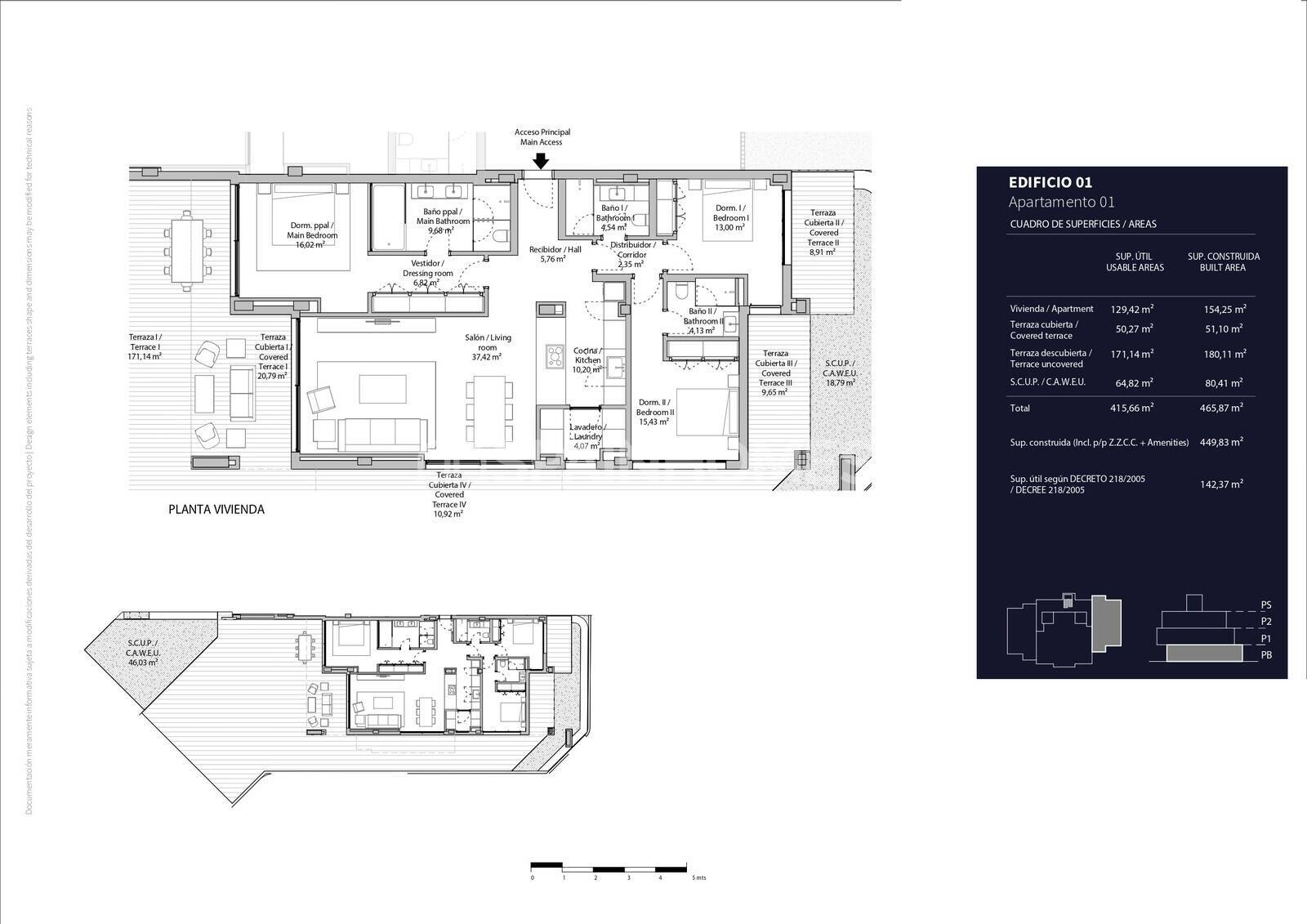 Kattohuoneisto Marbella, Malaga, Espanja 4 makuuhuonetta, 300 m2 No. 121324