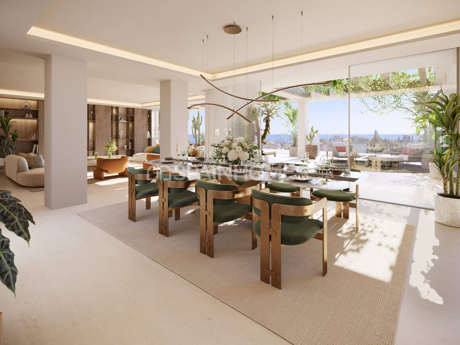 Kattohuoneisto Marbella, Malaga, Espanja 4 makuuhuonetta, 300 m2 No. 121324