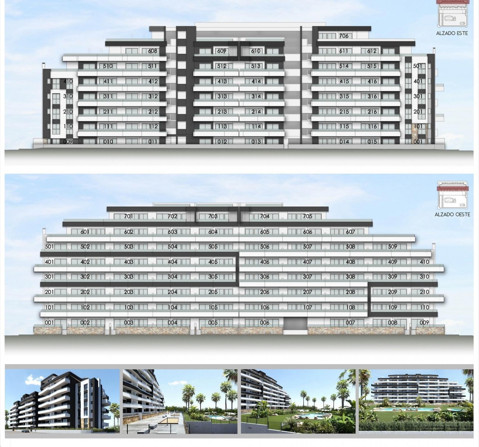 Apartment à San Miguel de Salinas, Alicante, Espagne 2 chambres, 70 m2 No. 128595