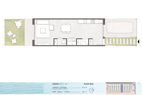 Townhouse for sale Pilar de la Horadada, Alicante, Spain 2 bedrooms, 91 sq.m. No. 128591 - photo 9