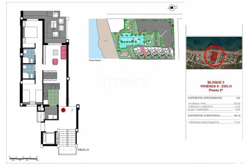 Lägenhet till salu i Denia, Alicante, Spanien 2 sovrum, 80 kvm. Nr. 131309 - foto 25