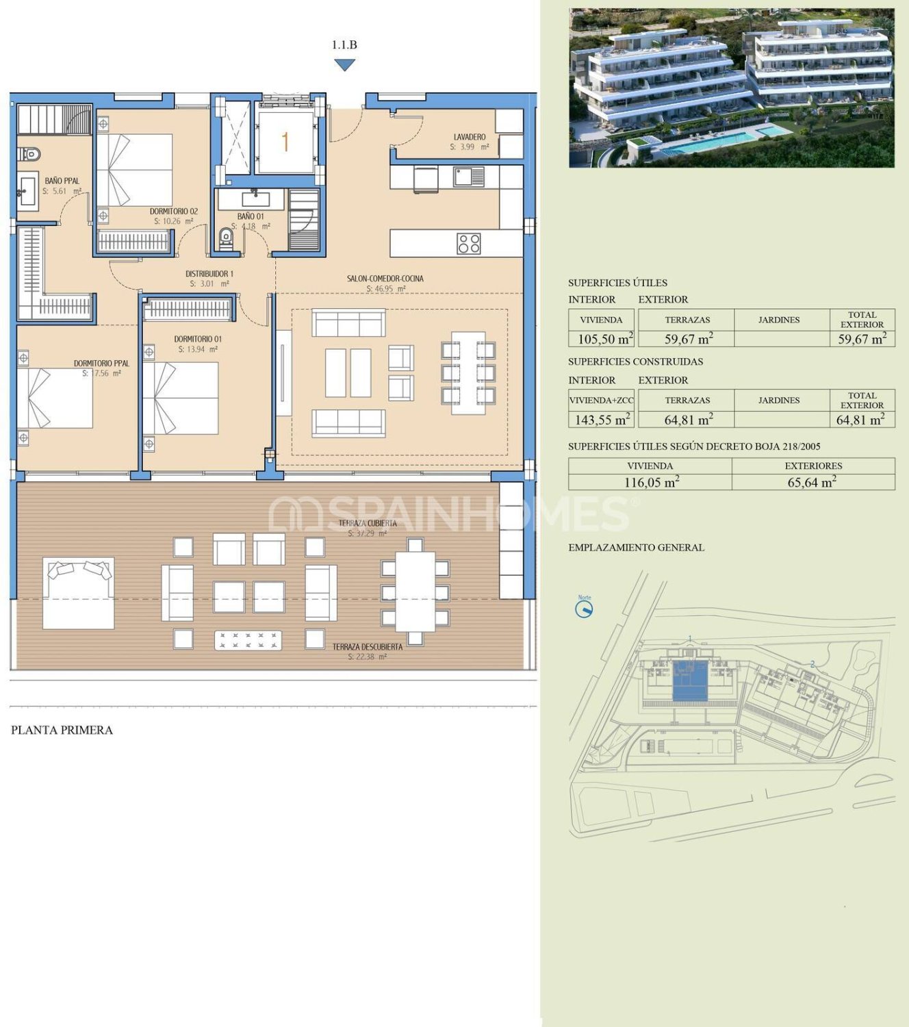 Penthauss Estepona, Malaga, Spānijā 3 istabas, 98 m2 Nr. 121034