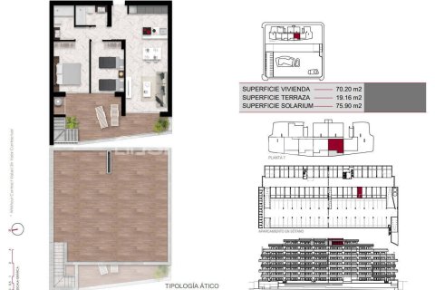Dzīvoklis pārdošanā San Miguel de Salinas, Alicante, Spānijā 2 istabas, 70 m2 Nr. 121475 - attēls 11