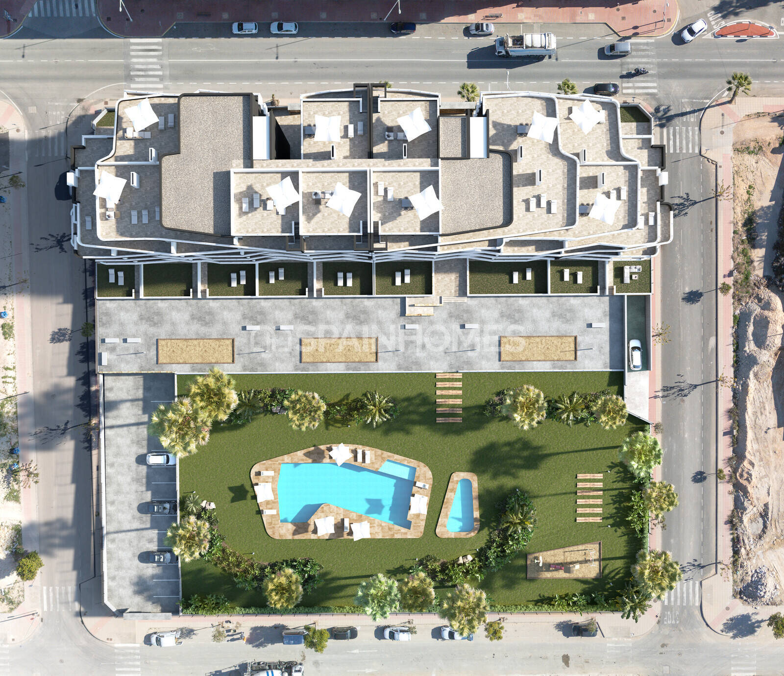 Apartment in San Miguel de Salinas, Alicante, Spain 2 bedrooms, 70 sq.m. No. 121474