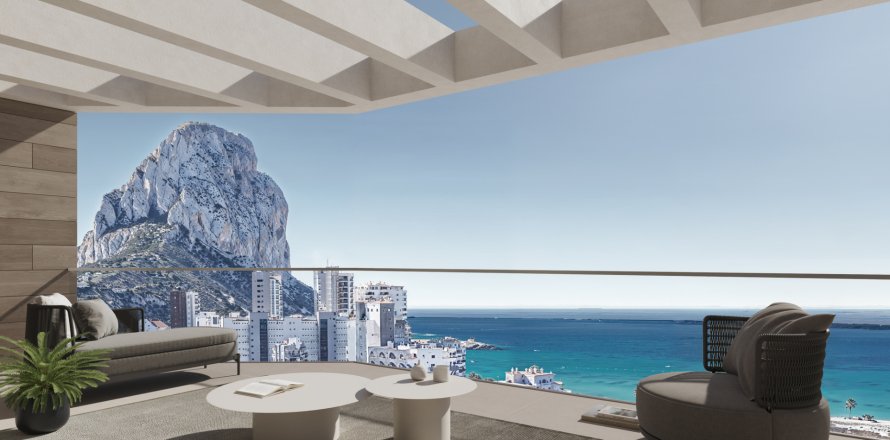 Takvåning Calpe, Alicante, Spanien 4 sovrum, 201 kvm. Nr. 127907