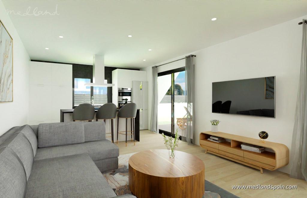 Villa in Hondon De Las Nieves, Alicante, Spanien 3 Schlafzimmer, 108 m2 Nr. 129825