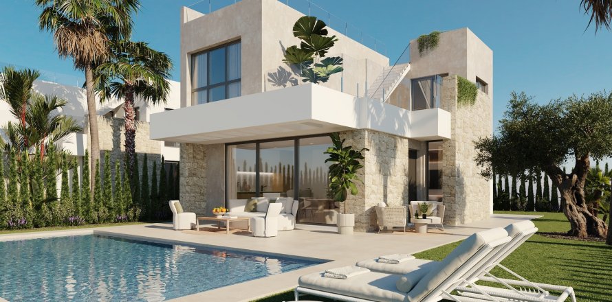 Huvila Finestrat, Alicante, Espanja 3 makuuhuonetta, 213 m2 No. 130799