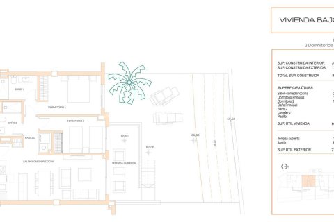 Kattohuoneisto myytävänä Fuengirola, Malaga, Espanja, 2 makuuhuonetta, 71 m2 No. 121196 - kuva 8