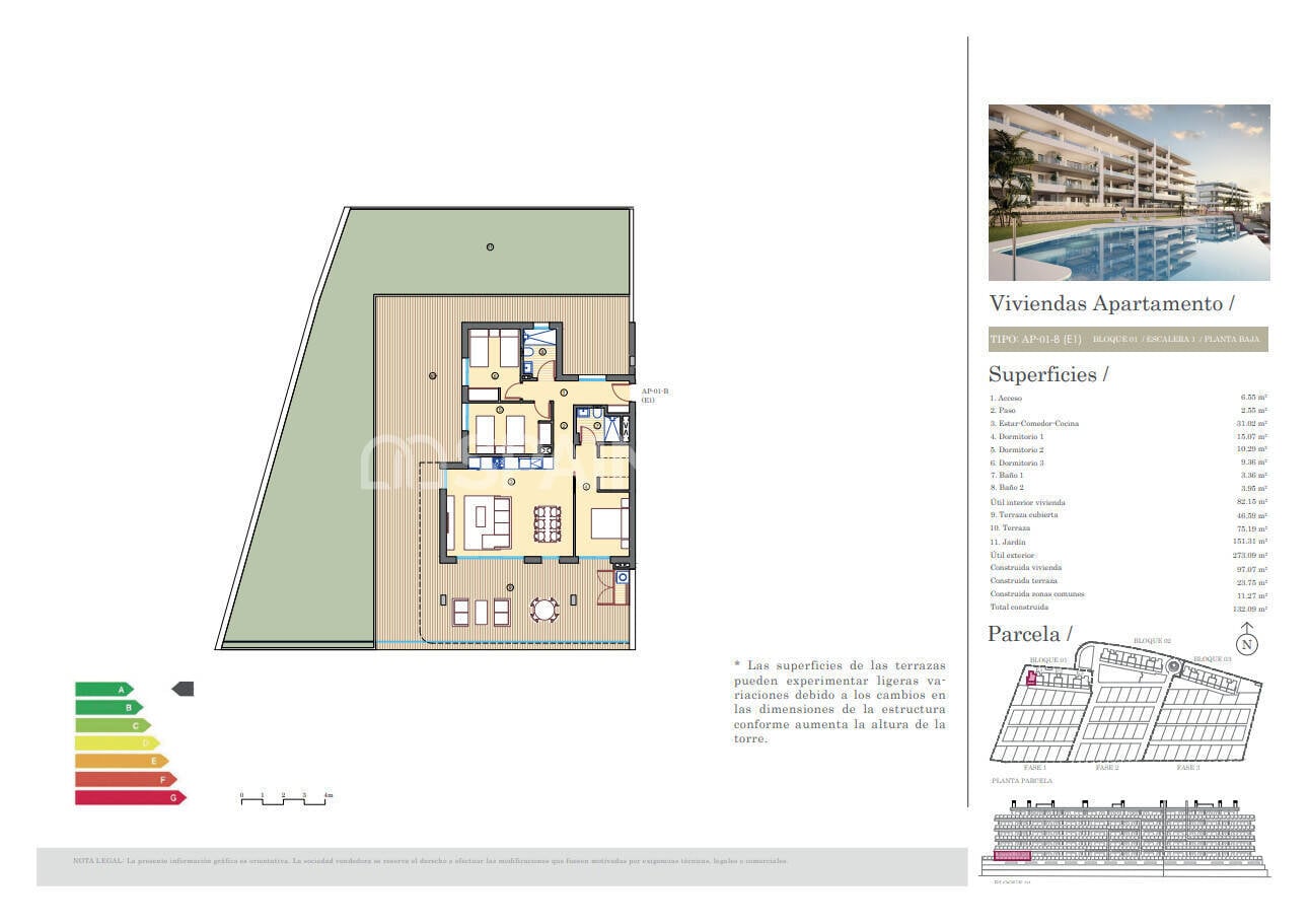Attico a Mutxamel, Alicante, Spagna 2 camere da letto, 107 mq. N° 121191