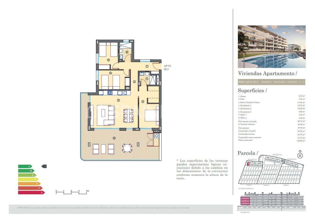 Attico a Mutxamel, Alicante, Spagna 2 camere da letto, 107 mq. N° 121191
