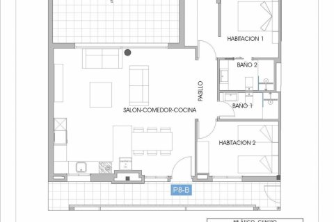 Penthäuser zum Verkauf Cala De Finestrat, Alicante, Spanien 2 Schlafzimmer, 85 m2 Nr. 128583 - Foto 8
