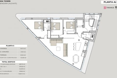 Penthäuser zum Verkauf Finestrat, Alicante, Spanien 3 Schlafzimmer, 283.7 m2 Nr. 127223 - Foto 15