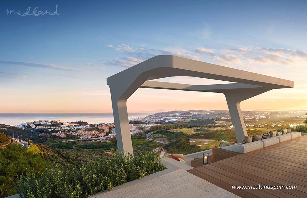 Lägenhet i Casares, Malaga, Spanien 4 sovrum, 158 kvm. Nr. 122353