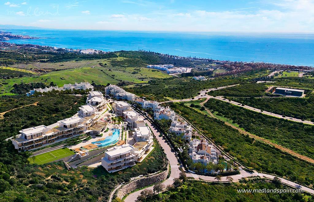 Lägenhet i Casares, Malaga, Spanien 4 sovrum, 158 kvm. Nr. 122353