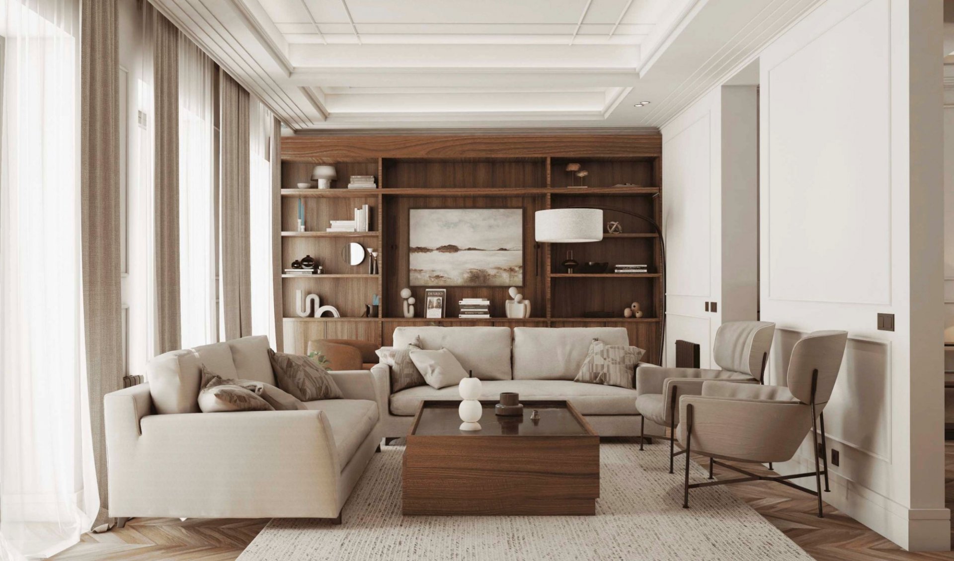 Apartment in Madrid, Spain 3 bedrooms, 265 sq.m. No. 122740