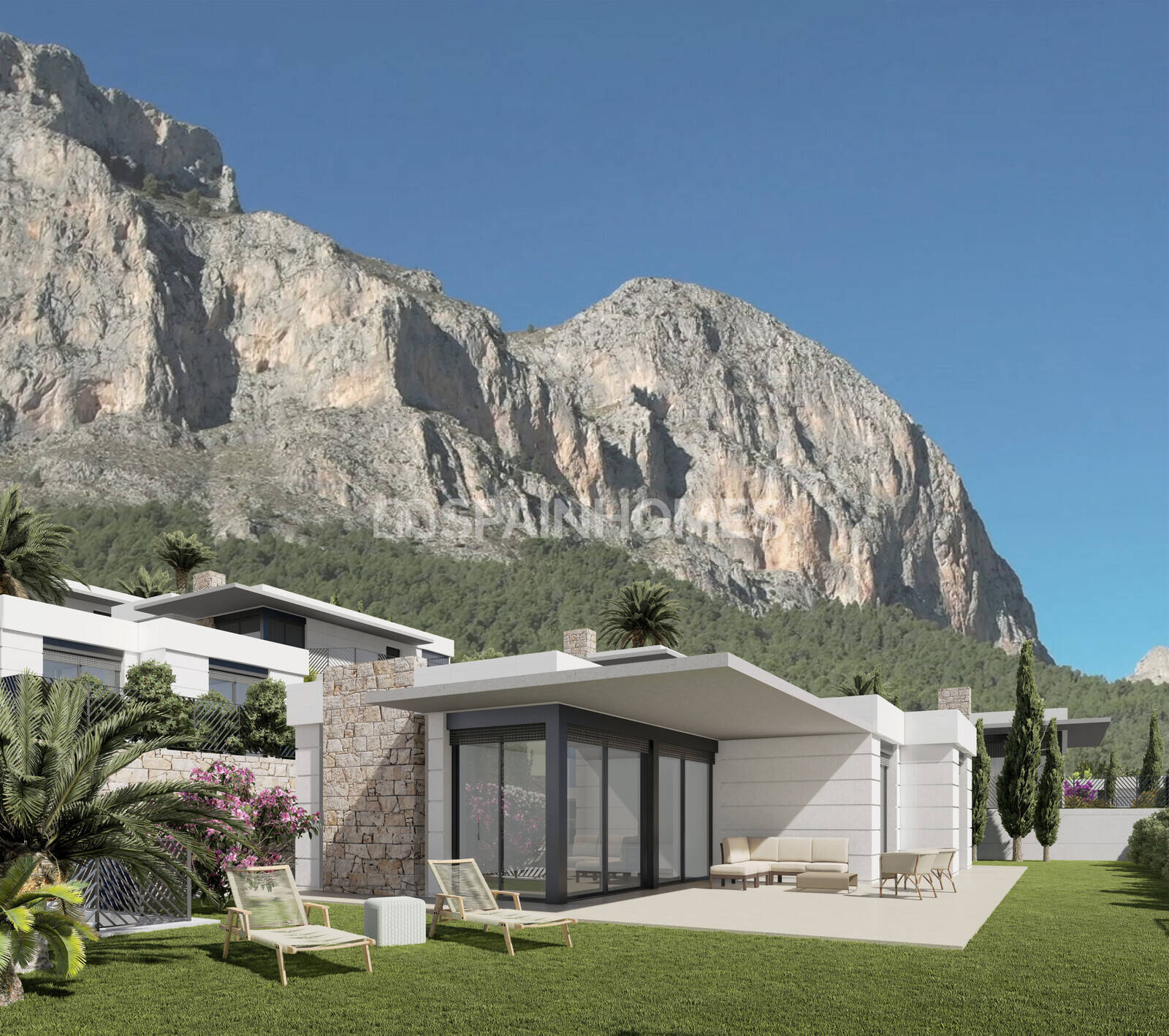 Villa en Polop, Alicante, España 3 dormitorios, 124 m2 No. 131196
