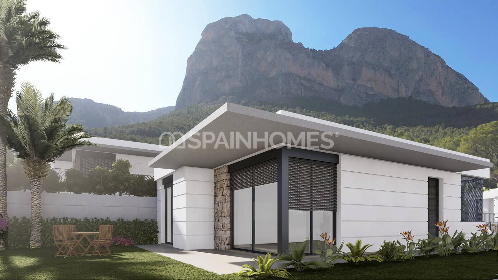 Villa en Polop, Alicante, España 3 dormitorios, 124 m2 No. 131196