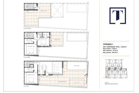 Villa en venta en San Javier, Murcia, España 3 dormitorios, 106 m2 No. 131195 - foto 14