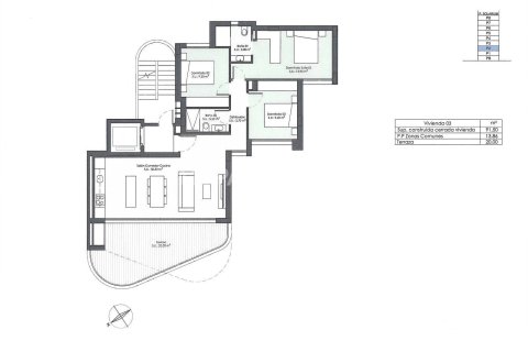 Apartamento en venta en Guardamar del Segura, Alicante, España 3 dormitorios, 91 m2 No. 122462 - foto 20