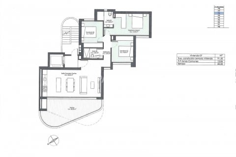 Продажа квартиры в Гуардамар-дель-Сегура, Аликанте, Испания 3 спальни, 91м2 №122463 - фото 24
