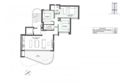 Продажа квартиры в Гуардамар-дель-Сегура, Аликанте, Испания 3 спальни, 91м2 №122463 - фото 21