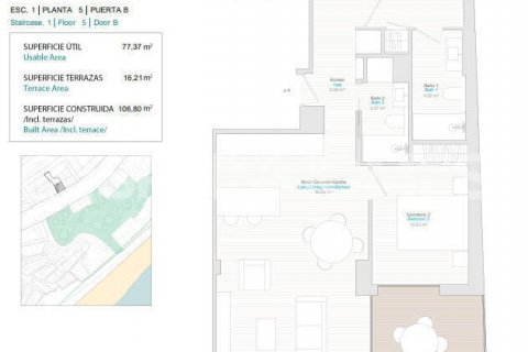 Продажа квартиры в Вильяхойоса, Аликанте, Испания 1 спальня, 58м2 №121040 - фото 14