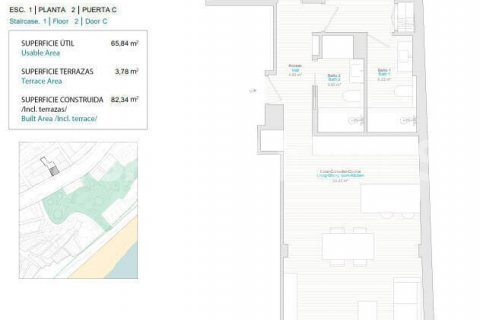 Продажа квартиры в Вильяхойоса, Аликанте, Испания 1 спальня, 58м2 №121040 - фото 10
