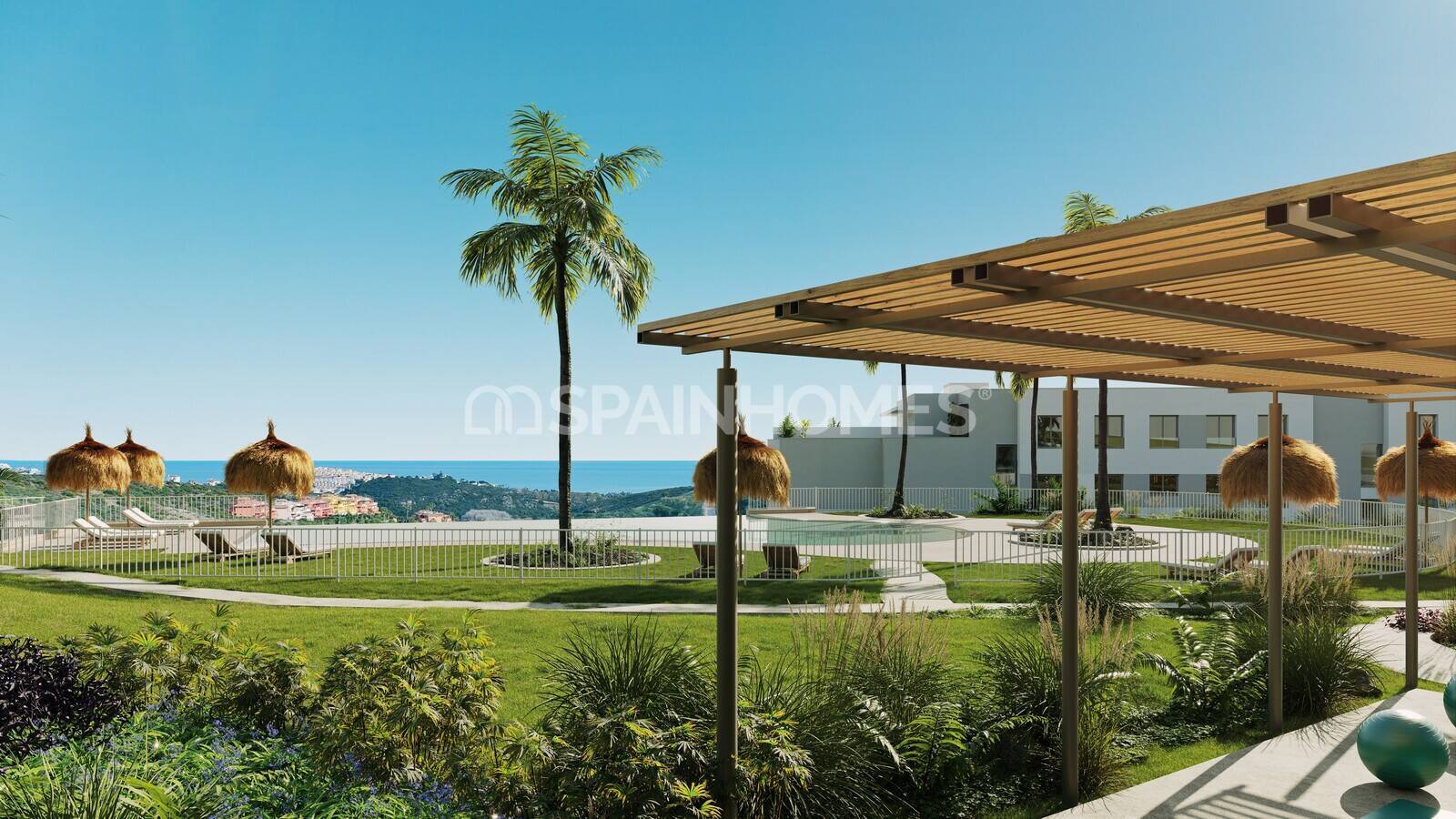 Lägenhet i Casares, Malaga, Spanien 2 sovrum, 79 kvm. Nr. 121037