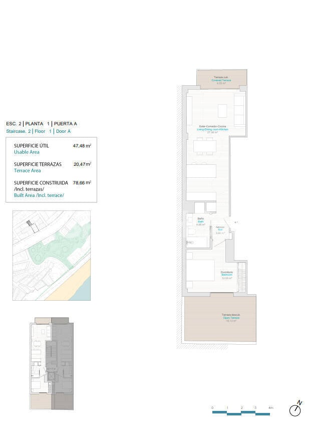 Wohnung in Villajoyosa, Alicante, Spanien 2 Schlafzimmer, 78 m2 Nr. 121041