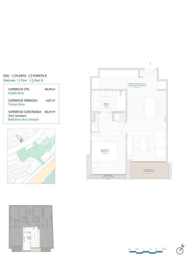 Wohnung in Villajoyosa, Alicante, Spanien 2 Schlafzimmer, 78 m2 Nr. 121041