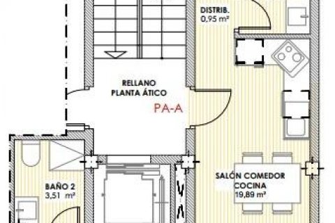 Penthauss pārdošanā Alicante, Spānijā 2 istabas, 59 m2 Nr. 131412 - attēls 16