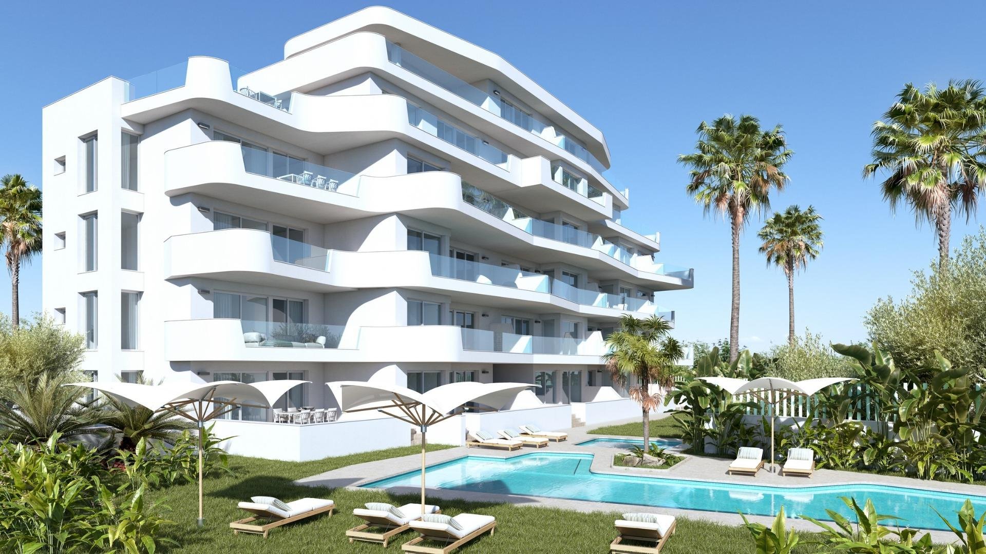 Apartment à Mil Palmeras, Alicante, Espagne 2 chambres, 70 m2 No. 131408