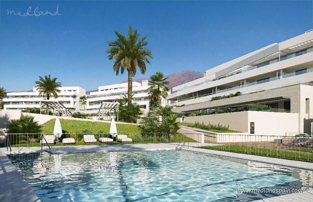 Appartamento a Estepona, Malaga, Spagna 2 camere da letto, 116 mq. N° 130085