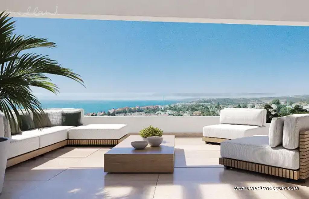 Appartamento a Estepona, Malaga, Spagna 2 camere da letto, 116 mq. N° 130085