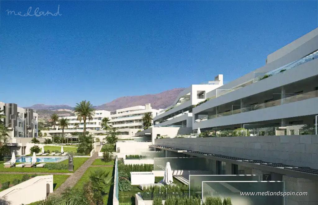 Appartamento a Estepona, Malaga, Spagna 2 camere da letto, 116 mq. N° 130085