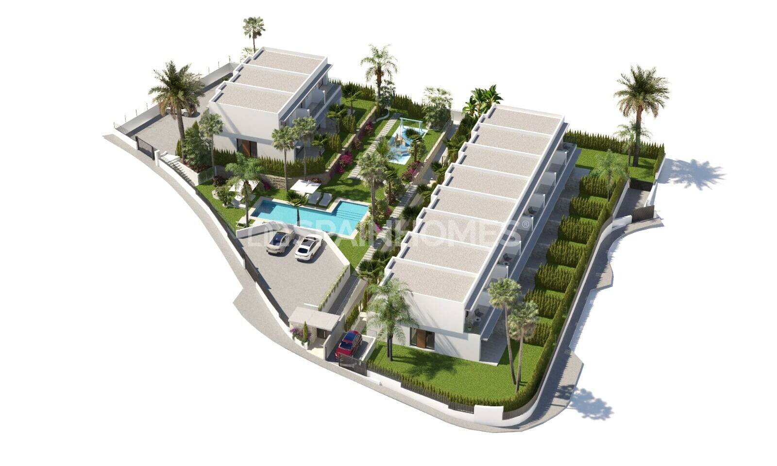 Villa a Finestrat, Alicante, Spagna 3 camere da letto, 106 mq. N° 120656