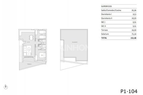 Penthouse for sale San Miguel de Salinas, Alicante, Spain 3 bedrooms, 82 sq.m. No. 121445 - photo 10