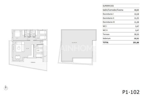 Penthouse for sale San Miguel de Salinas, Alicante, Spain 3 bedrooms, 82 sq.m. No. 121445 - photo 8
