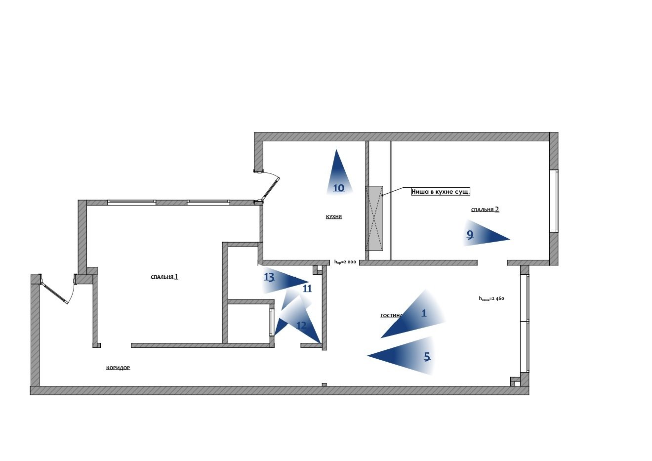 Apartment in Barcelona, Spain 3 bedrooms, 65 sq.m. No. 130407
